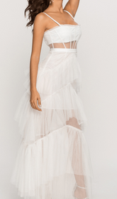 SEASIDE MESH FISHBRATE MAXIKLEID